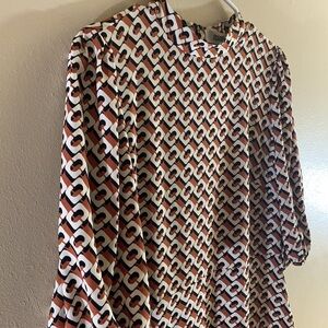 Diane Von Furstenberg 3D Chain Caffe Dress 14